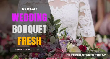 Tips for Preserving Your Wedding Bouquet's Freshness and Beauty