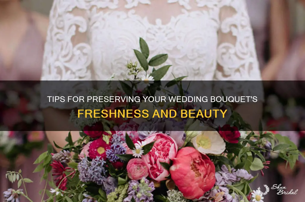 how to keep a wedding bouquet fresh