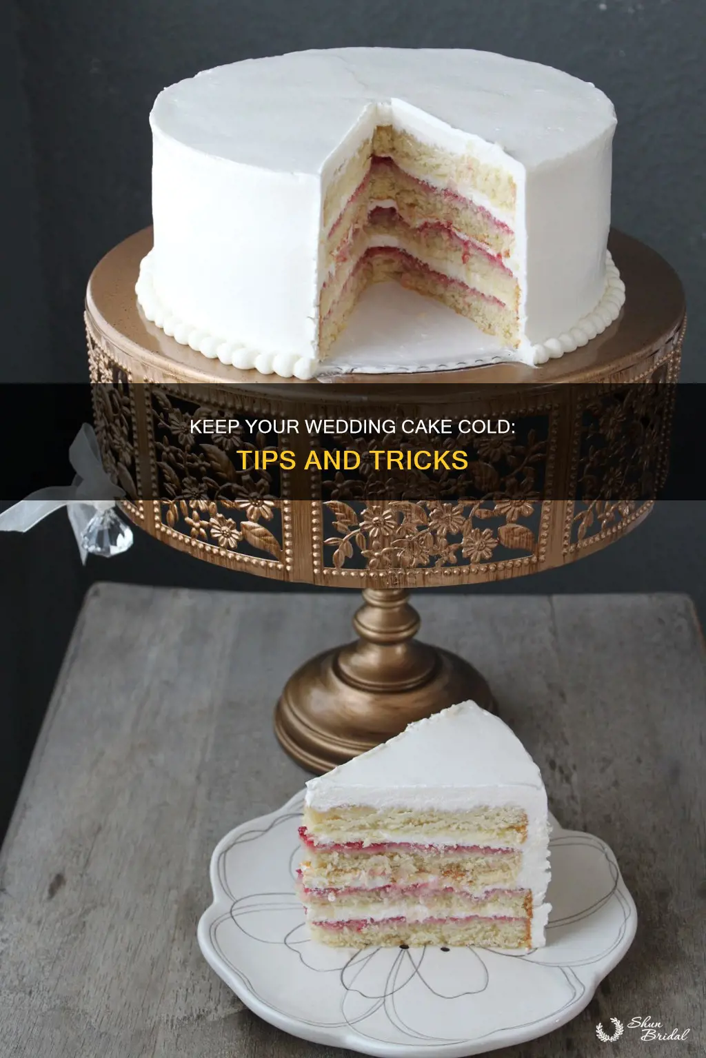 how to keep a wedding cake cold