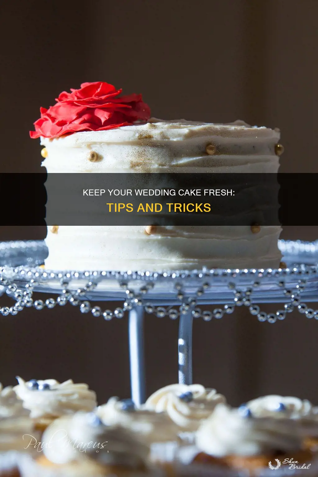 how to keep a wedding cake fresh before the wedding
