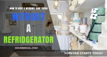 Fresh Wedding Cake Tips: No Fridge Required!