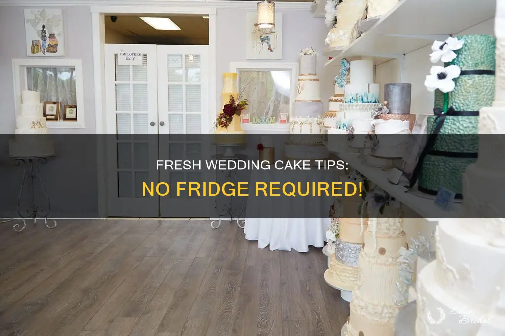 how to keep a wedding cake fresh without a refridgerator