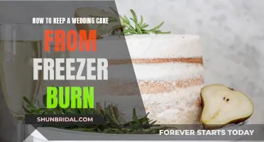 Avoid Freezer Burn: Keep Your Wedding Cake Fresh