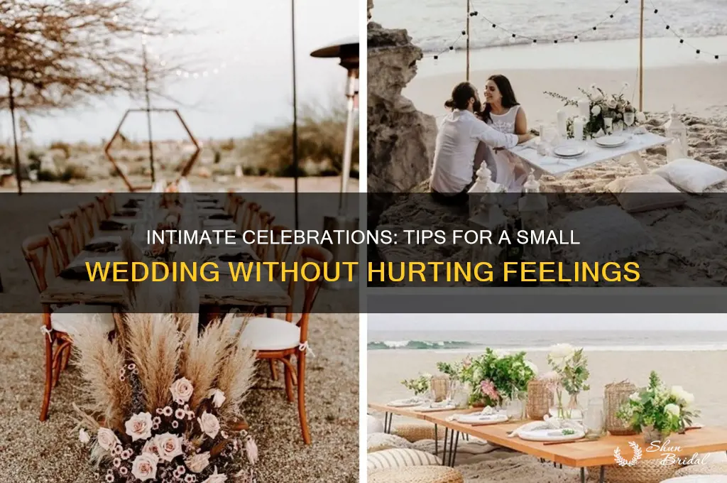 how to keep a wedding small without offending anyone