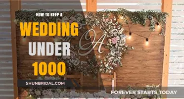 Budget-Friendly Bliss: Tips for a Stunning Wedding Under $1000