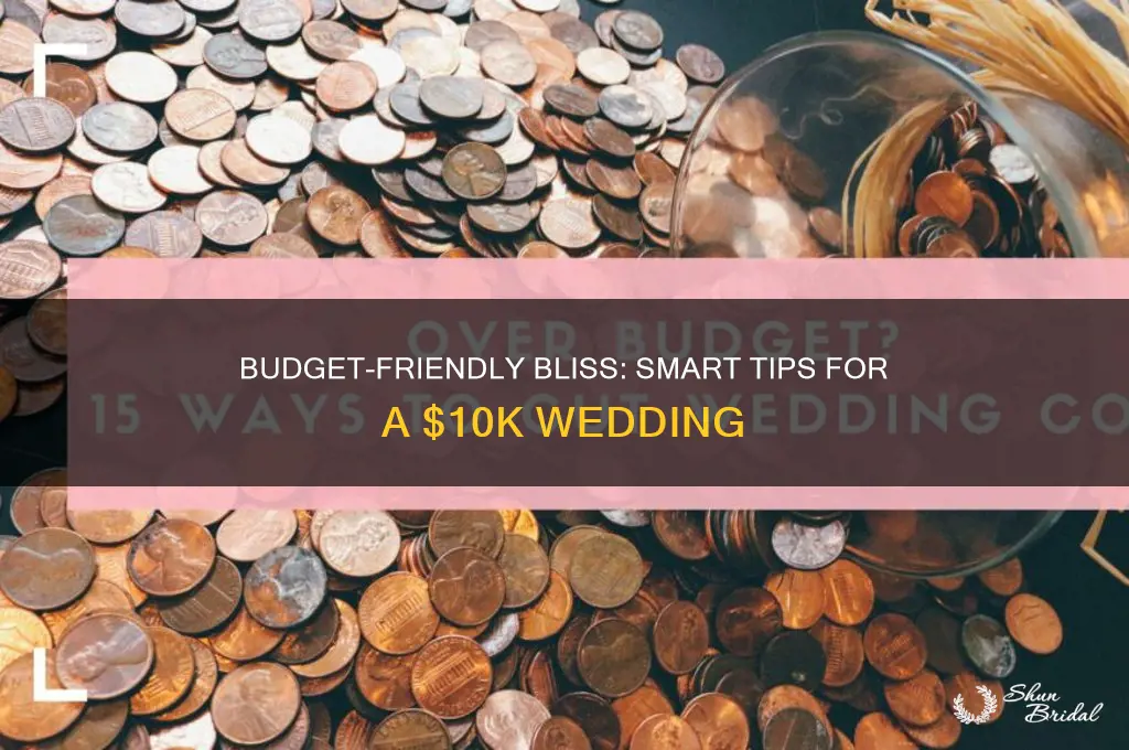 how to keep a wedding under 10k