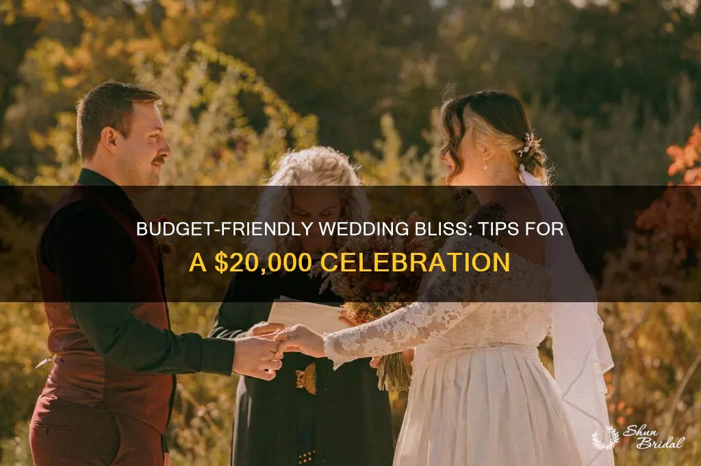 how to keep a wedding under 20000