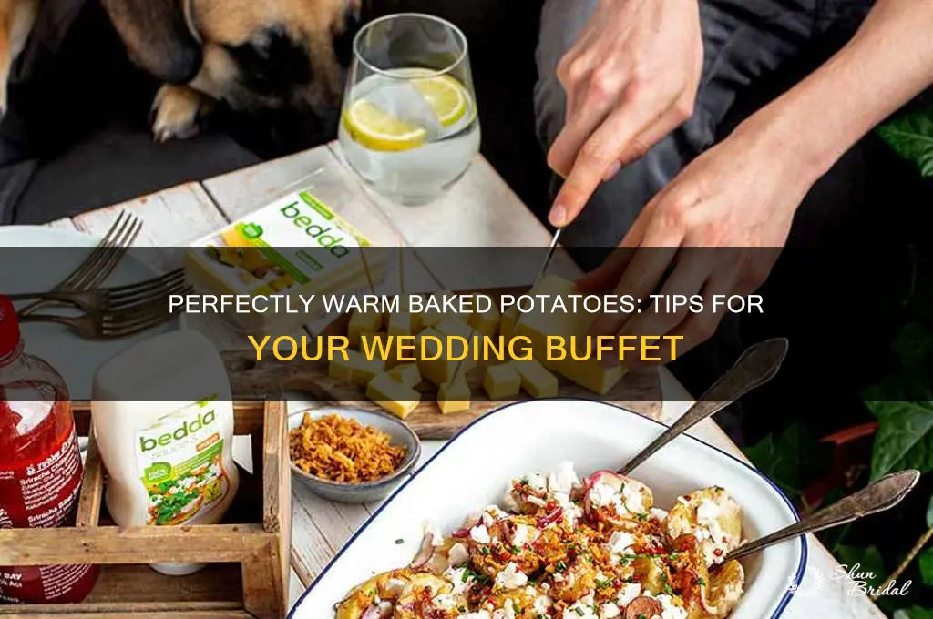 how to keep baked potatoes warm for a wedding