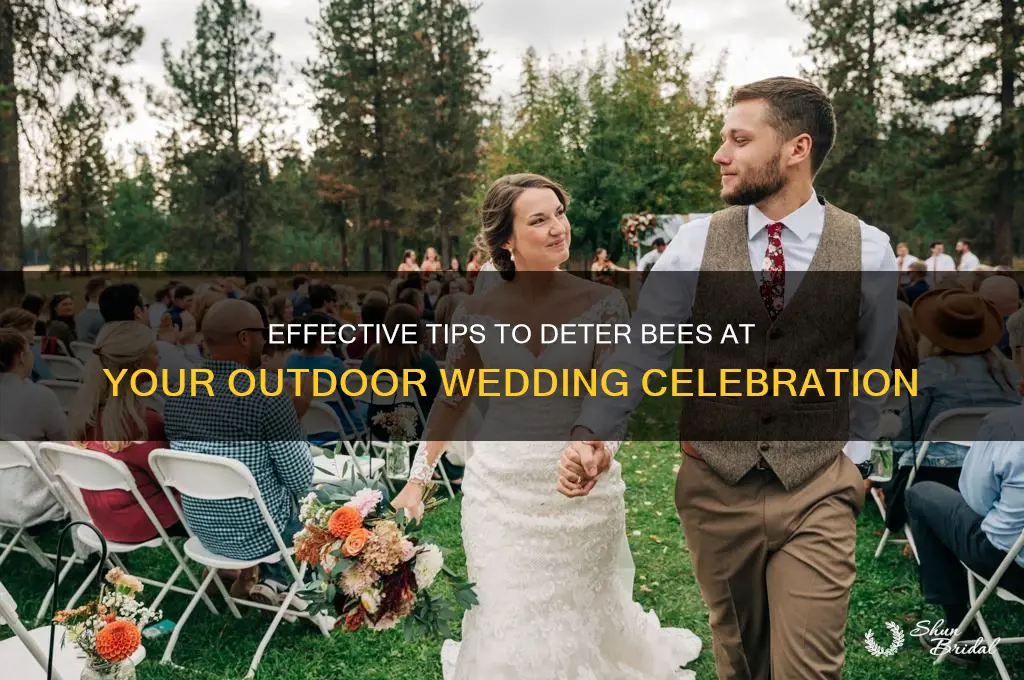 how to keep bees away from outdoor wedding