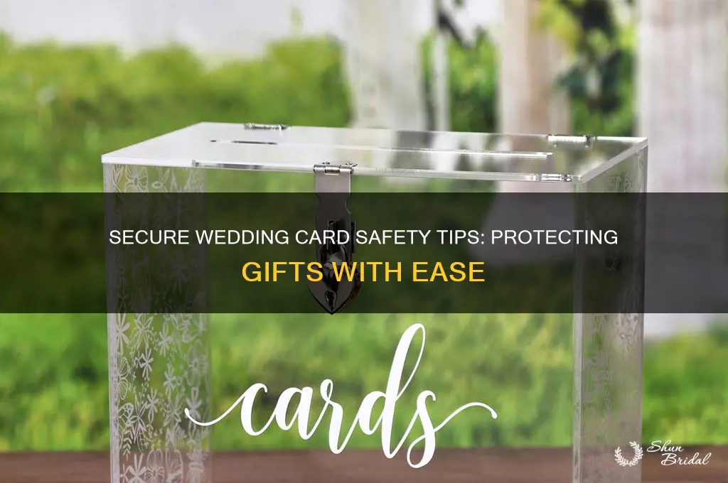 how to keep cards safe at wedding