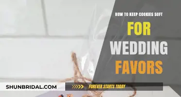 Soft Cookie Secrets: Perfect Wedding Favors That Stay Fresh and Chewy
