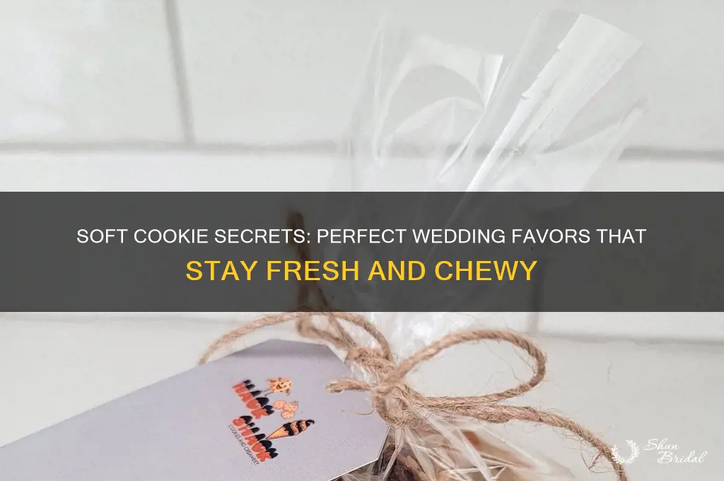 how to keep cookies soft for wedding favors