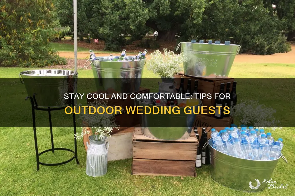 how to keep cool at a outside wedding