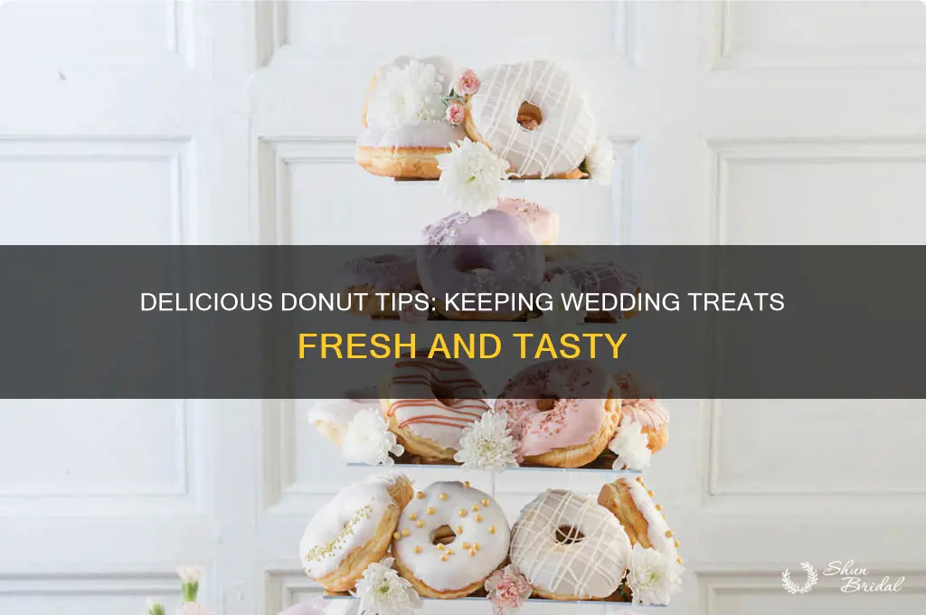 how to keep donuts fresh for wedding