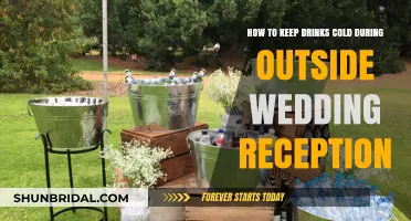 Keep Drinks Chilled for Outdoor Wedding Bliss