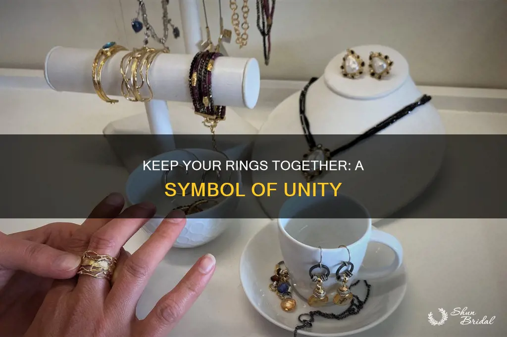 how to keep engagement and wedding rings together