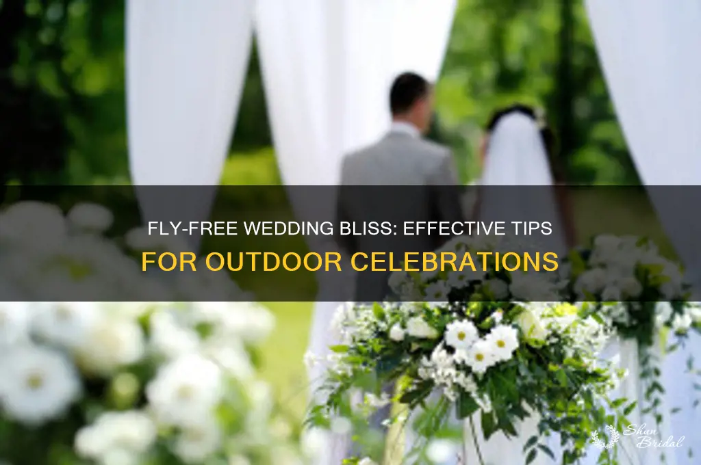 how to keep flies away at outdoor wedding