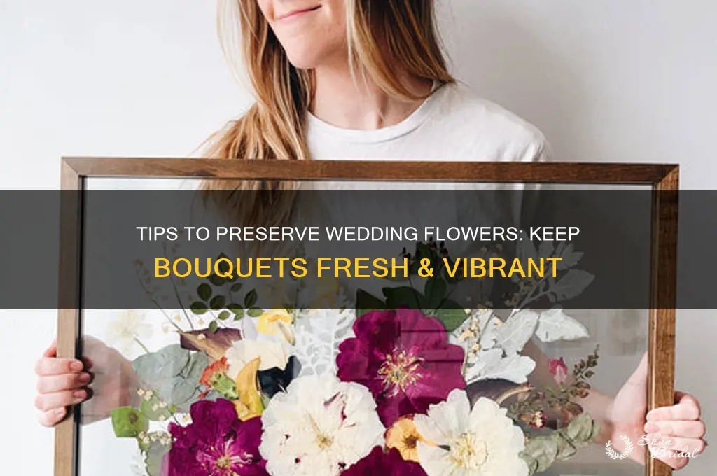 how to keep flower fresh for a wedding
