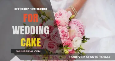 Floral Elegance: Tips for Long-Lasting Wedding Cake Decorations