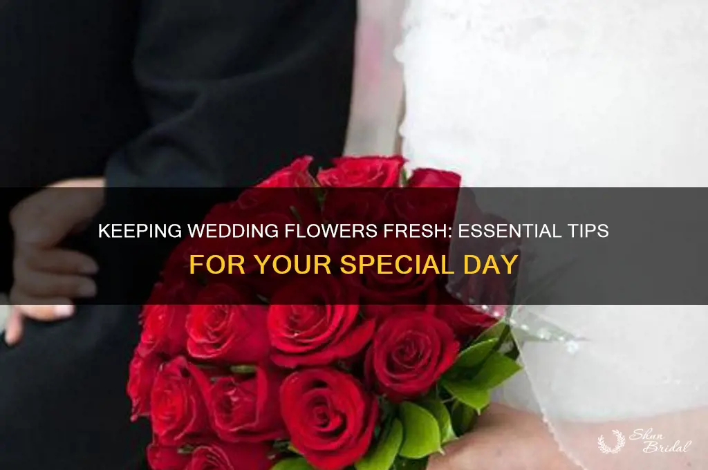 how to keep flowers fresh for wedding day
