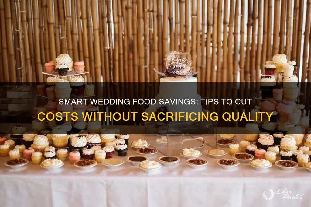 how to keep food costs down at a wedding