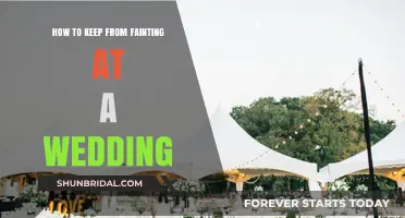 Stay Steady: Tips to Avoid Fainting at Your Wedding