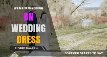 Avoid Tripping on Your Wedding Dress: Tips and Tricks
