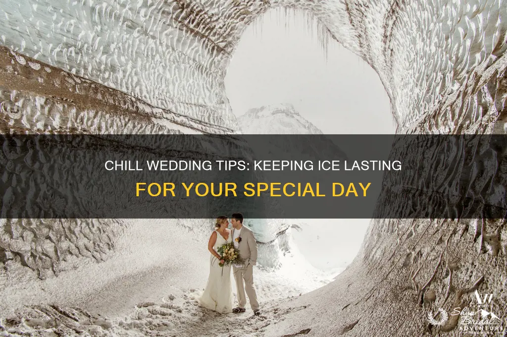 how to keep ice at wedding