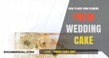 Tips for Preventing Icing Flowers from Melting on Your Wedding Cake