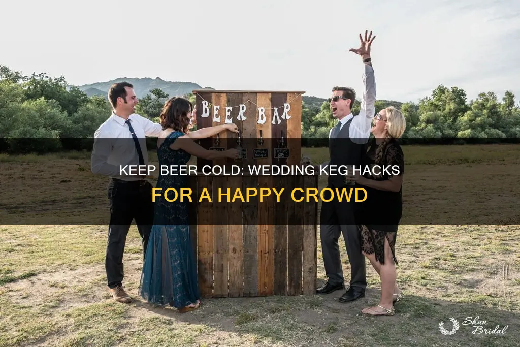 how to keep kegs cold at wedding