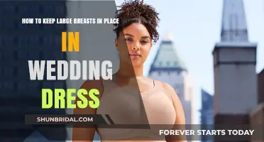 Secure Large Breasts for Your Wedding with These Tips