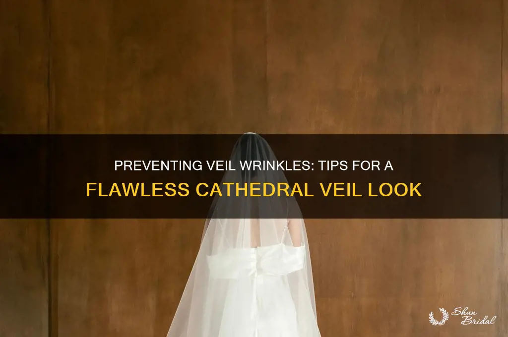 how to keep my cathedul veil from getting wrinkled