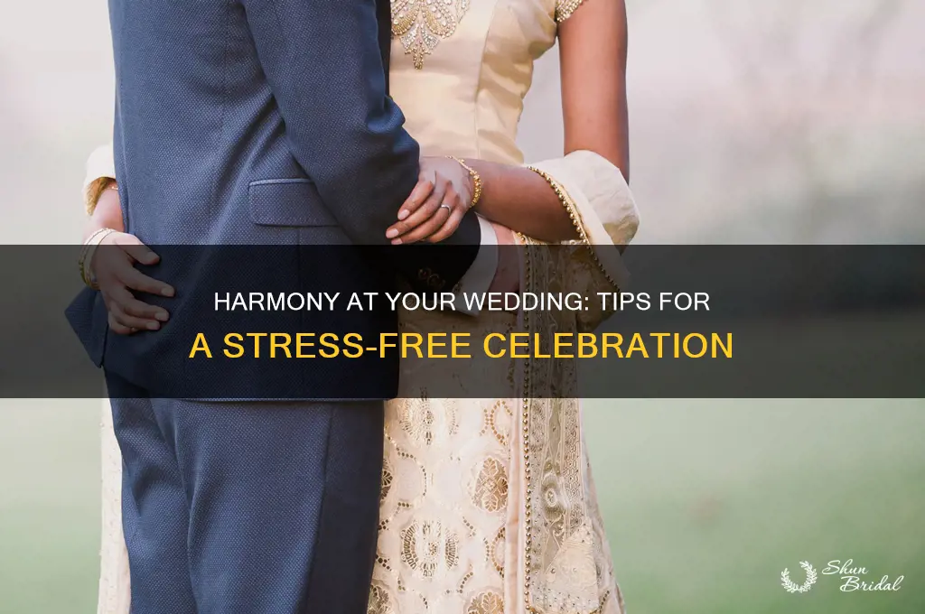 how to keep peace at wedding