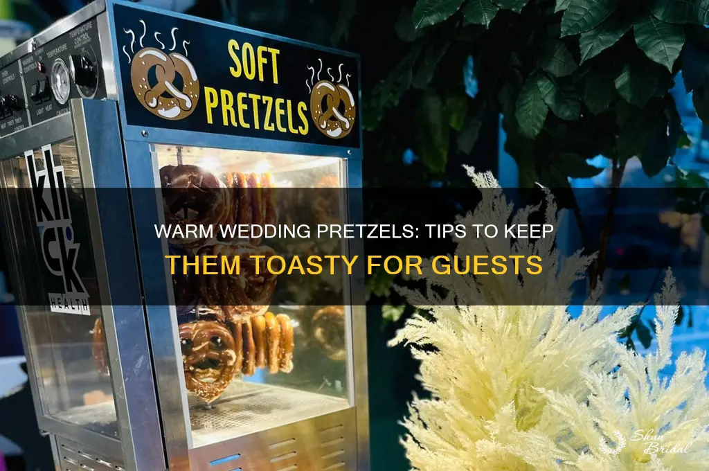 how to keep pretzels warm for wedding