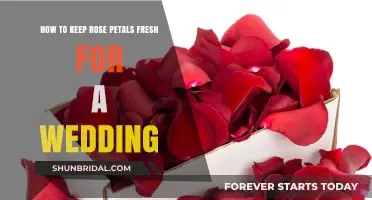 Preserving Rose Petals: Tips for Fresh Wedding Decor and Displays