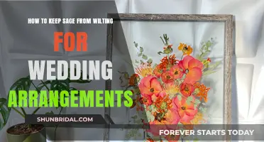 Preserving Sage's Freshness: Tips for Long-Lasting Wedding Arrangements