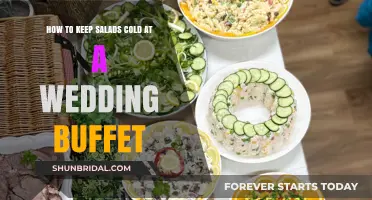 Chill Your Wedding Buffet: Tips for Keeping Salads Cold