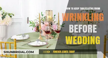 Wrinkle-Free Wedding Tablecloths: Tips for a Flawless Reception Setup
