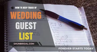 Mastering Your Wedding Guest List: Tips for Organized Tracking