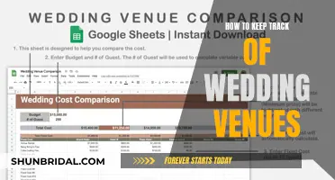 Exploring Wedding Venues: A Guide to Tracking Your Options