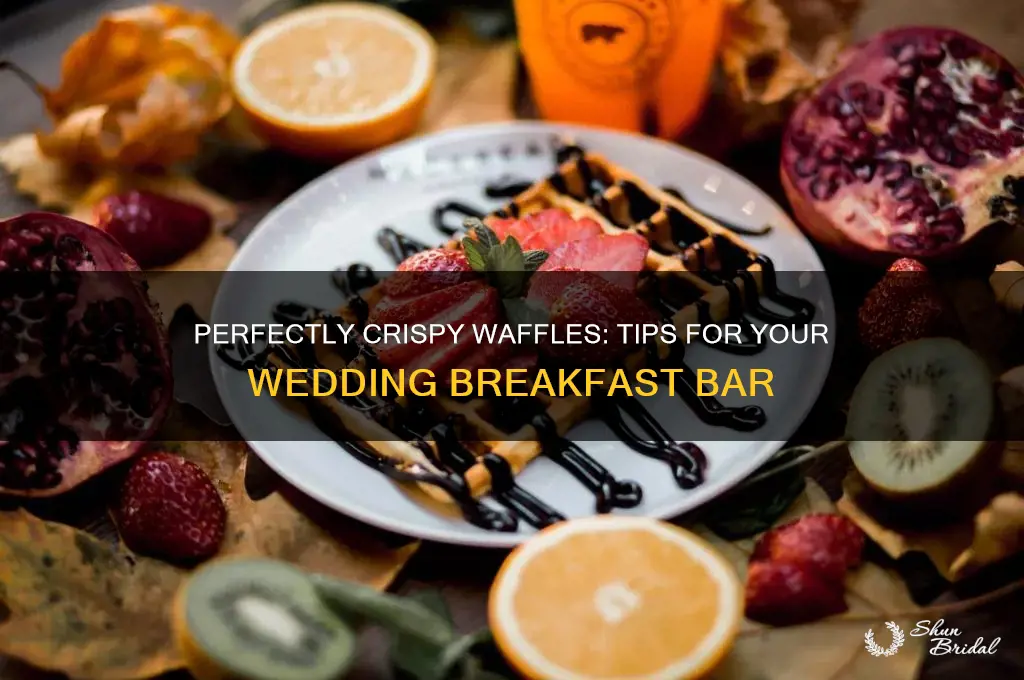 how to keep waffles crispy for wedding