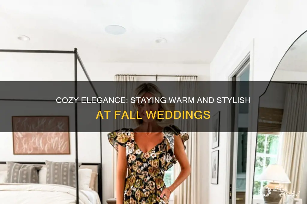 how to keep warm at a fall wedding