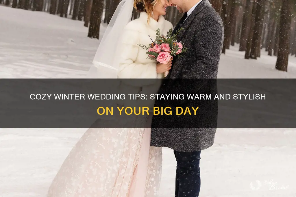 how to keep warm at a winter wedding