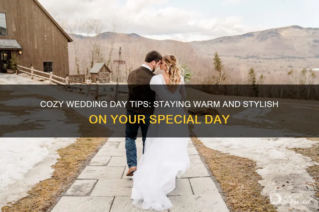 how to keep warm on wedding day