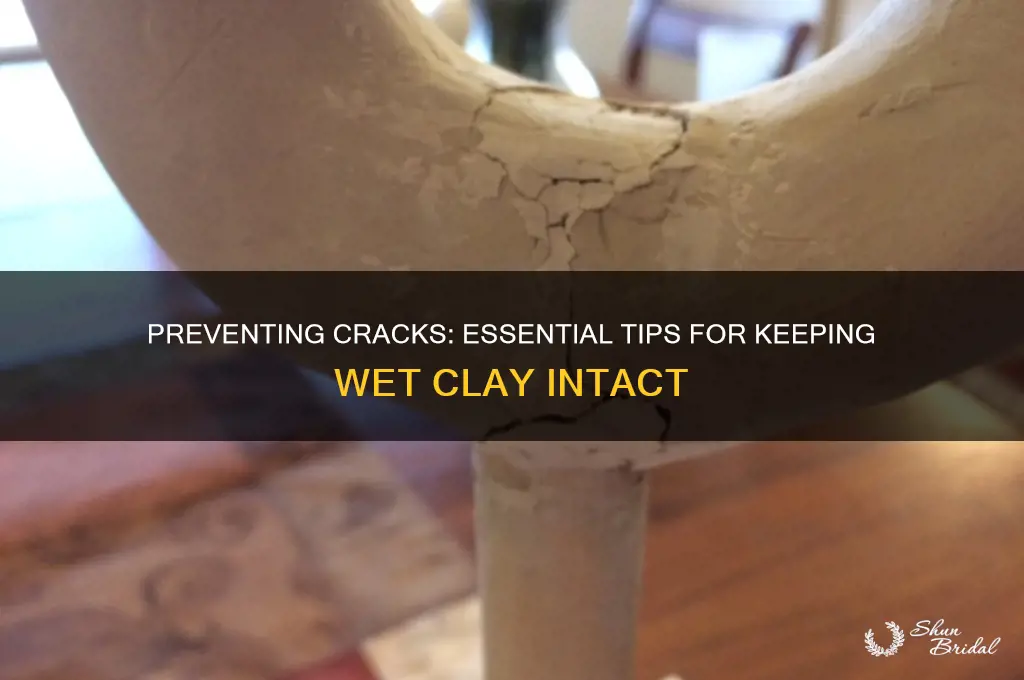 how to keep wed clay from cracking