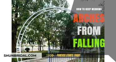 Secure Your Wedding Arch: Tips to Prevent Collapses on Your Big Day