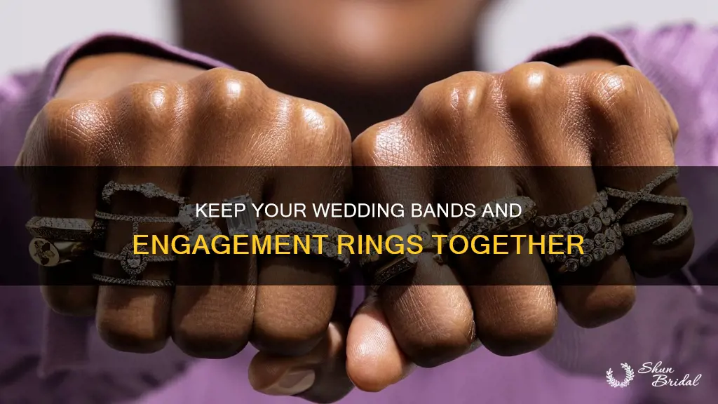 how to keep wedding band and engagement ring together
