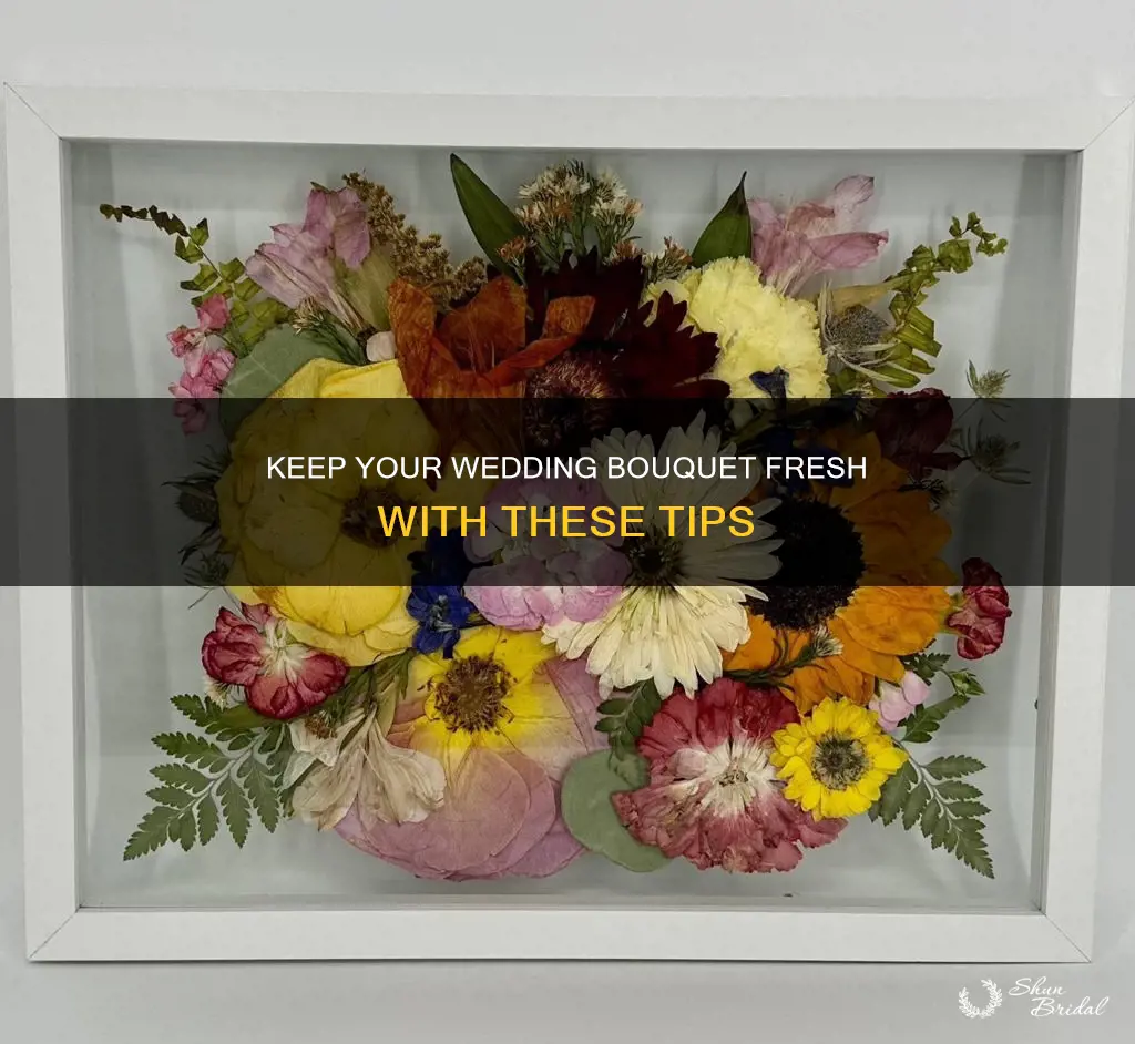 how to keep wedding bouquet fresh