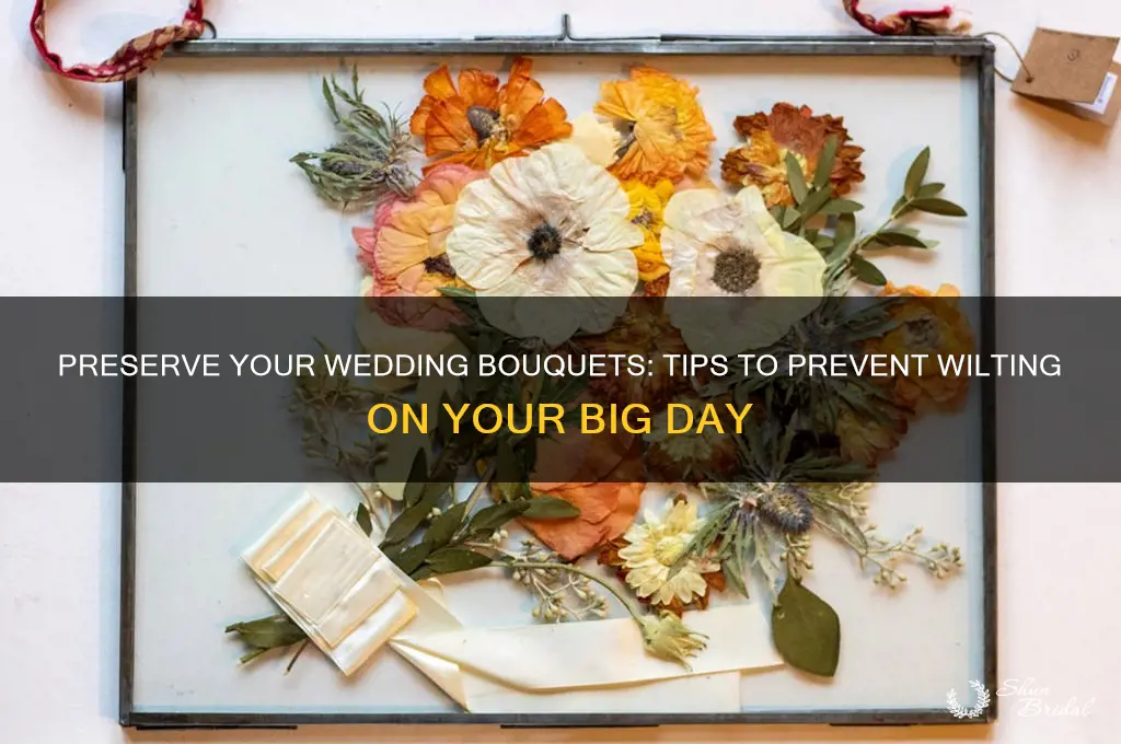 how to keep wedding bouquets from wilting