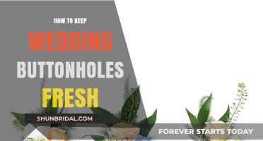 Tips for Keeping Wedding Buttonholes Fresh and Vibrant All Day
